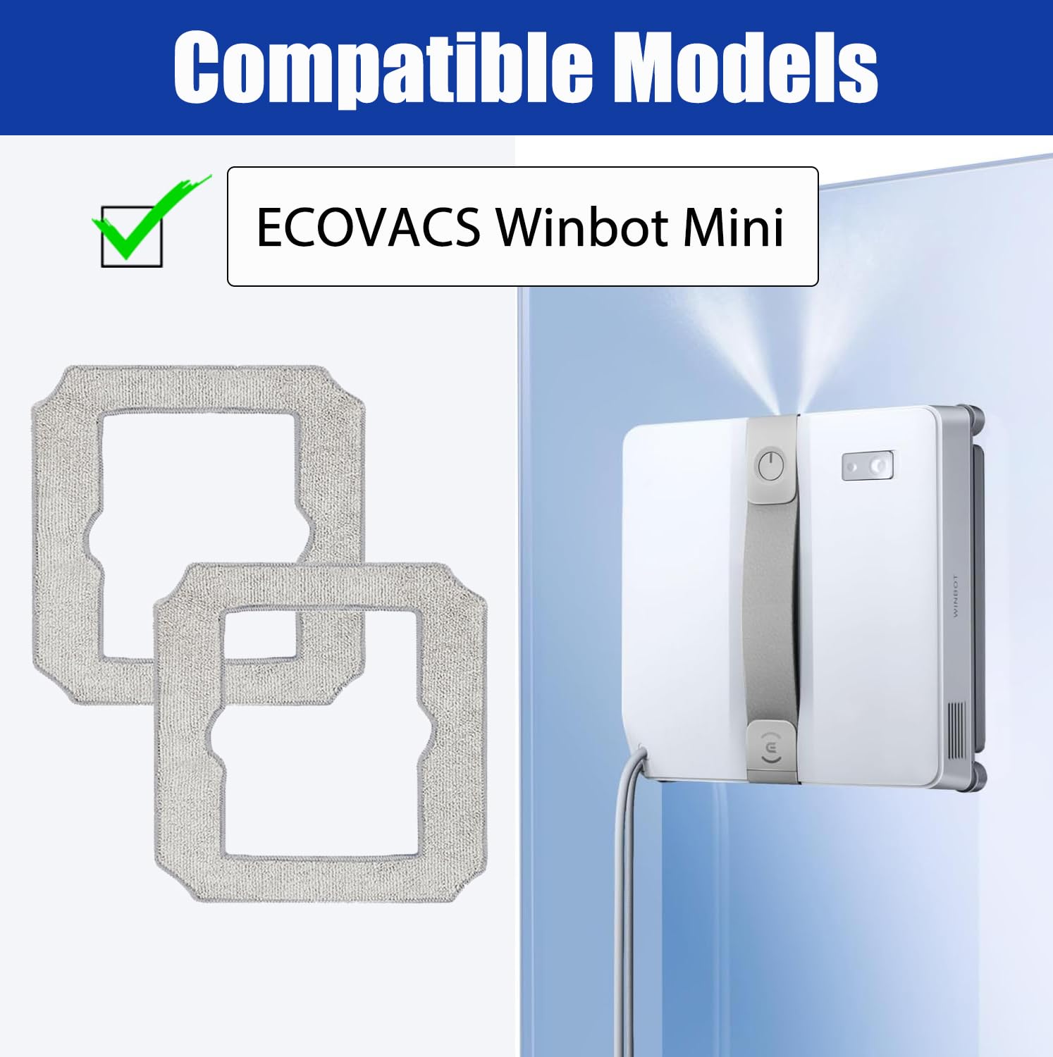 Amazon.co.jp: for ECOVACS Winbot Mini、W-CC 0 2-0 0 1 2ウィンドウ